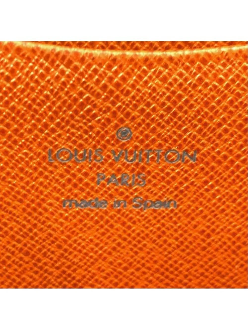 Louis Vuitton Porte-Monnaie Monogram Leather Brown Round Zippy Wallet Gold